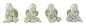 Preview: 4er Set Goldige Engel mit Herz ca. 5 cm - Dekoration